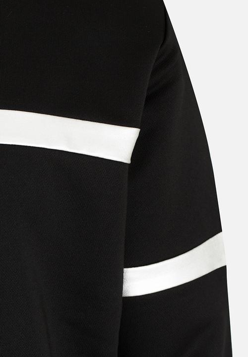 Name It - One Striped Sweater Black
