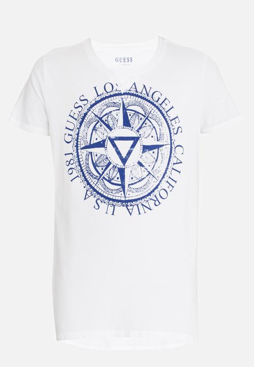 GUESS - Symbol Circle Tee White