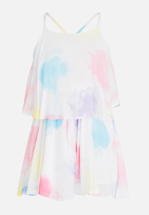 MINOTI - Beachy AOP playsuit - multi-colour