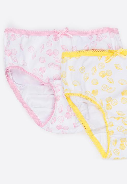 MINOTI - 5 Pack AOP Bikini Briefs Multi-colour