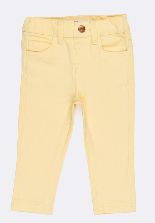 MINOTI - Basic Twill Jeans Yellow
