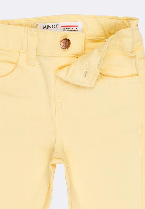 MINOTI - Basic Twill Jeans Yellow