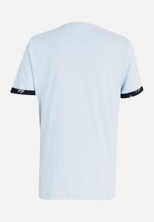 Brave Soul - Crew Neck Tee Pale Blue