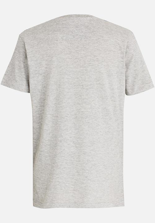 Brave Soul - Crew Neck T-shirt Mid Grey