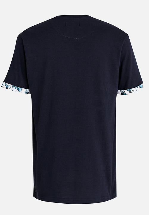 Brave Soul - Crew Neck T-shirt Navy