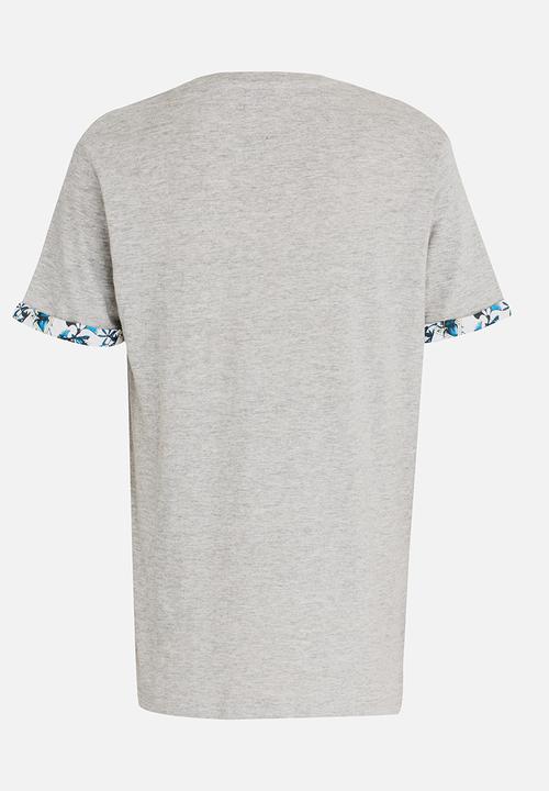 Brave Soul - Crew Neck T-shirt Mid Grey