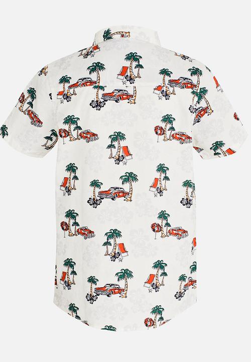 Brave Soul - Printed Shirt Milk