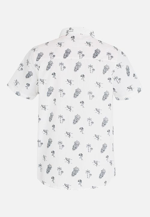 Brave Soul - Printed Shirt Milk