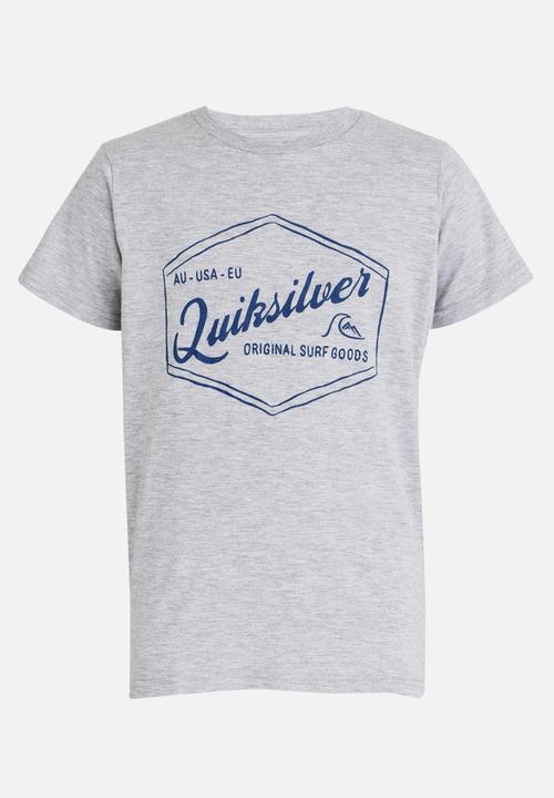 Quiksilver - Better Things Boys 3 Tee Grey Melange
