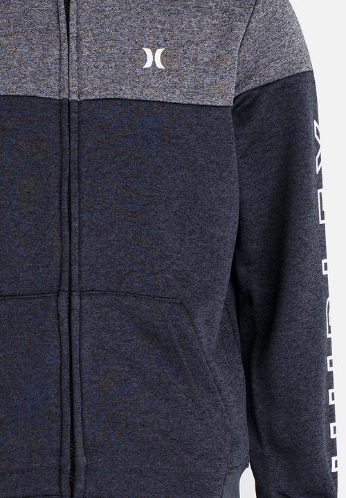 Hurley - Hurley Dri-Fit Solar Zip Front Hoodie Charcoal