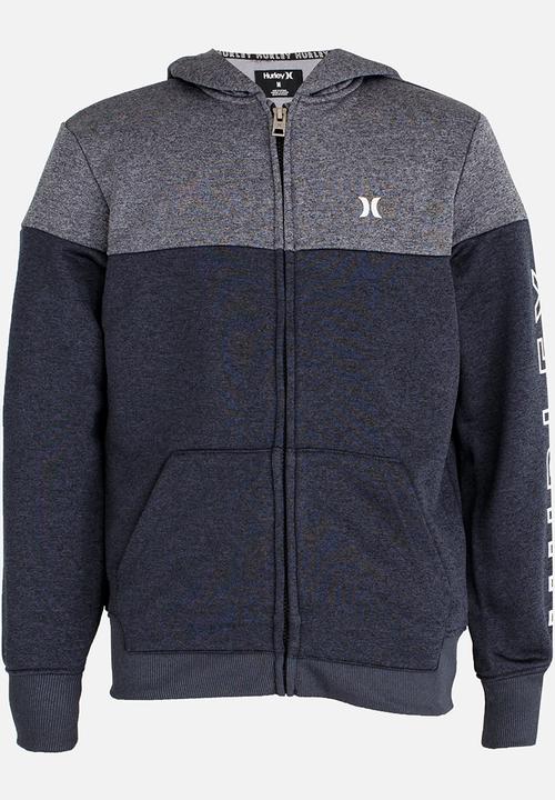 Hurley - Hurley Dri-Fit Solar Zip Front Hoodie Charcoal