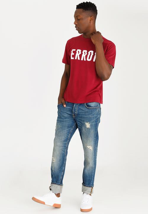 STYLE REPUBLIC - Error Tee Burgundy