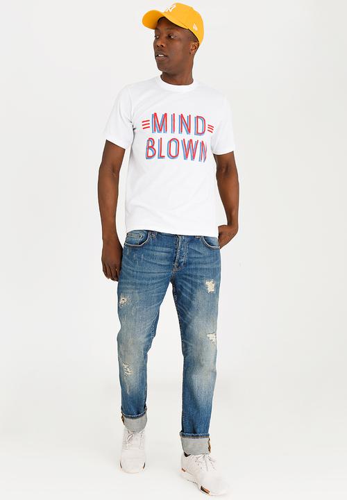 STYLE REPUBLIC - Mind Blown Tee White