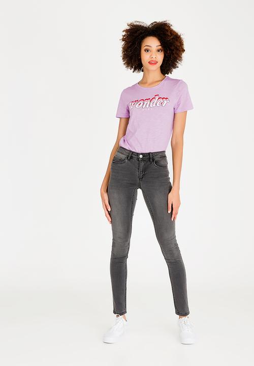 ONLY - Keen Box Tee Pale Purple