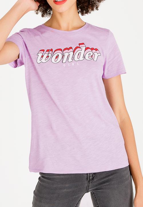 ONLY - Keen Box Tee Pale Purple