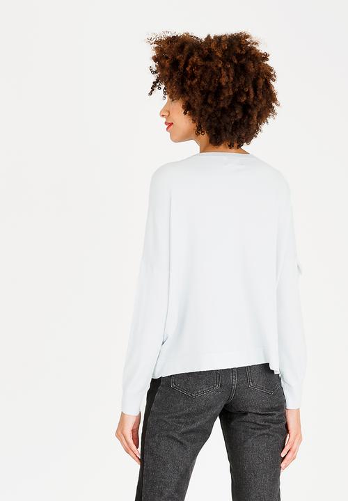ONLY - Ginny Ruffle Top Pale Blue