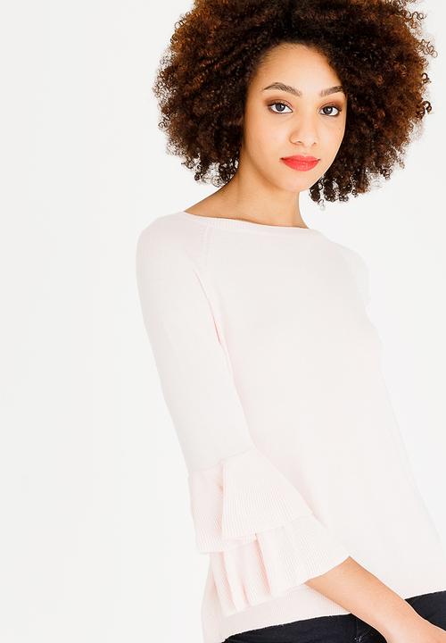 ONLY - Mila Ruffle Top Pale Pink