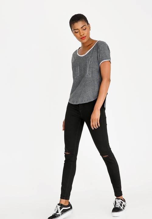 Roxy - Mountain Gang Tee Charcoal