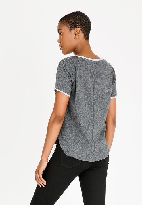 Roxy - Mountain Gang Tee Charcoal