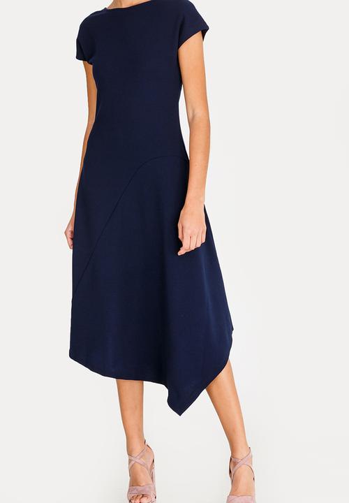 STYLE REPUBLIC - Asymmetrical Dress Navy