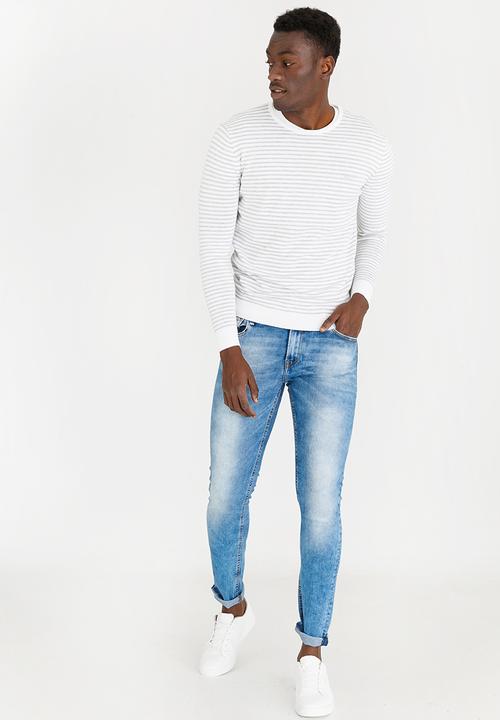 Sassoon - Stripe Sweater Grey