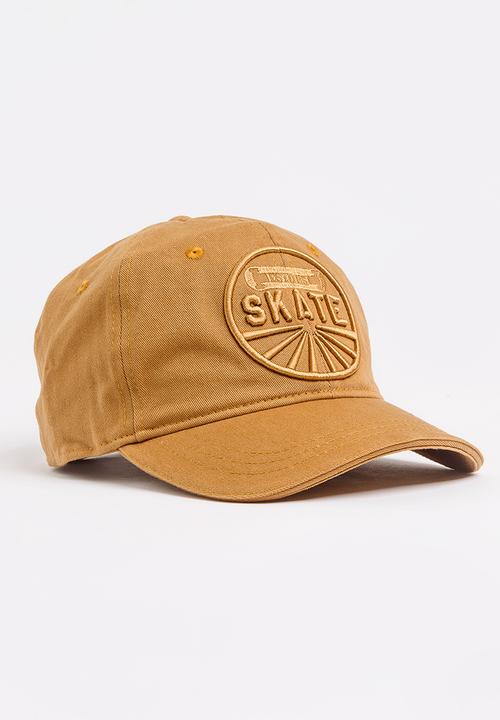 MINOTI - Baseball Peak Cap with Front Tonal Embroidery Camel