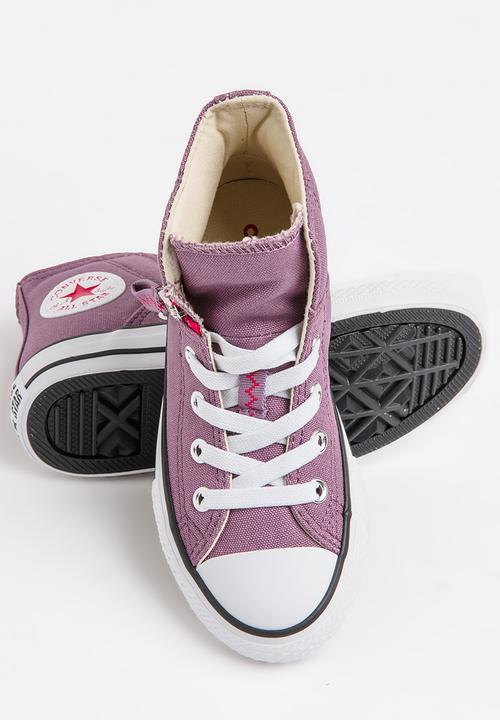 Converse - Chuck Taylor All Star Pull Zip  Sneaker Mid Purple