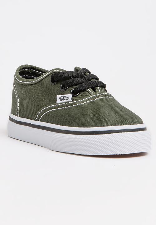 Vans - TD Authentic Lace Up Sneaker Khaki Green