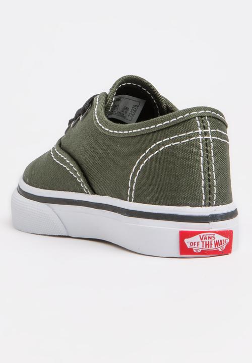 Vans - TD Authentic Lace Up Sneaker Khaki Green