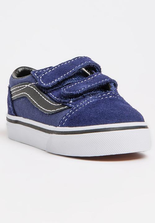 Vans - Old Skool Velcro Strap Sneaker Mid Blue