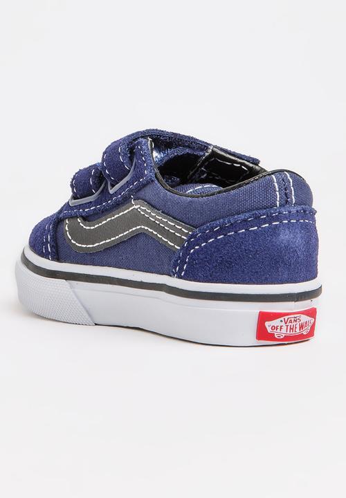 Vans - Old Skool Velcro Strap Sneaker Mid Blue
