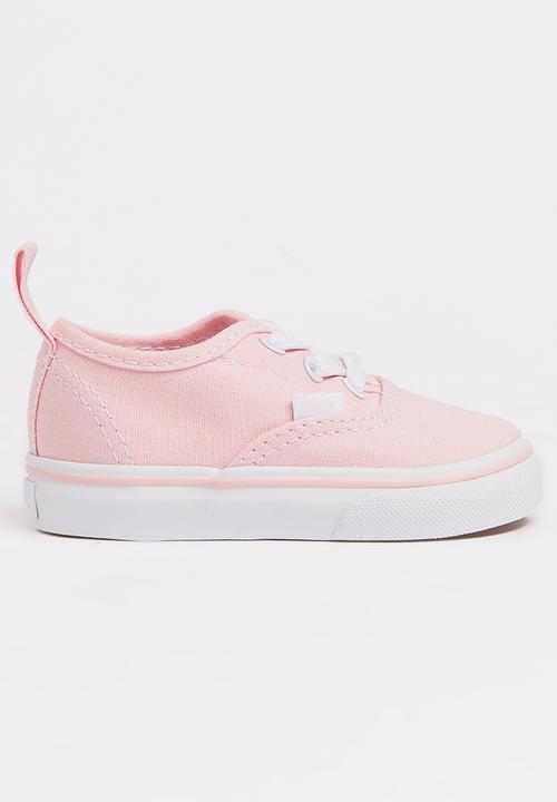Vans - Authentic Elasticated Lace Up Sneaker Mid Pink