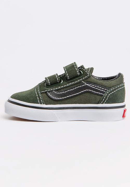 Vans - Old Skool Velcro Strap Sneaker Khaki Green