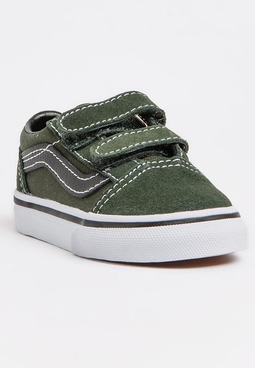Vans - Old Skool Velcro Strap Sneaker Khaki Green