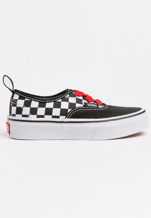 Vans - Vans Authentic elastic lace - black/red/white