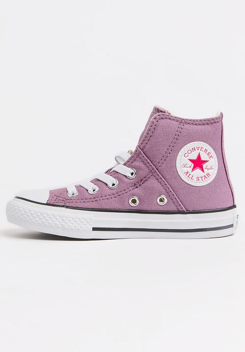 Converse - Chuck Taylor All Star Pull Zip  Sneaker Mid Purple