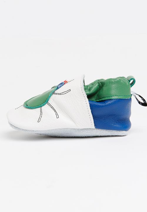 shooshoos - Green Beetle Slip On Green