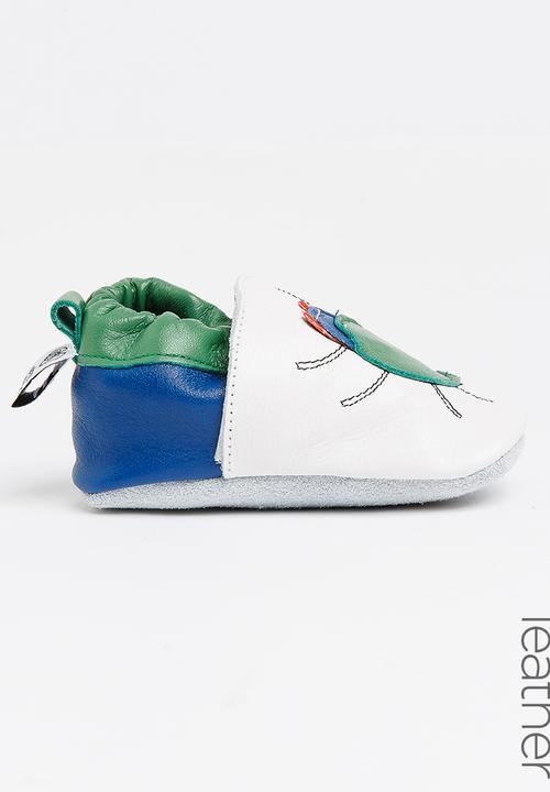 shooshoos - Green Beetle Slip On Green