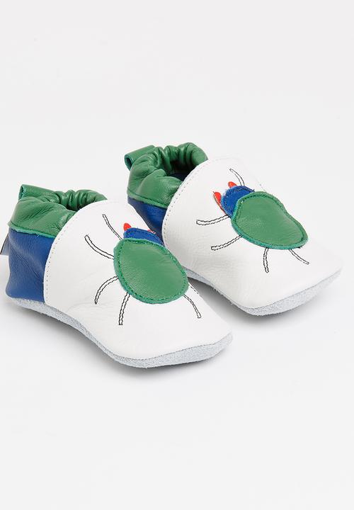 shooshoos - Green Beetle Slip On Green