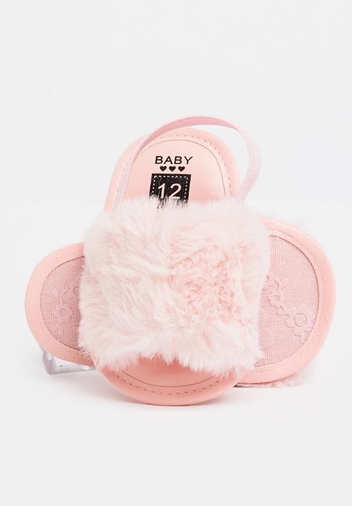 Pop Candy - Fluffy Sandal Mid Pink