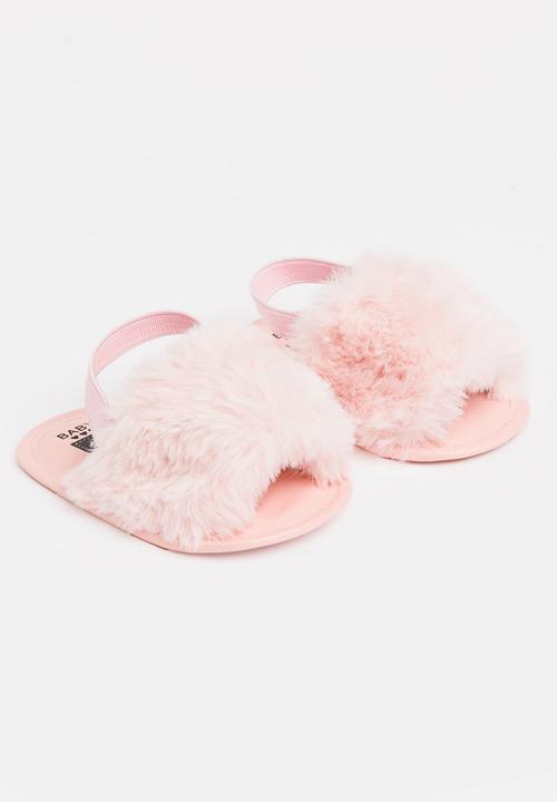 Pop Candy - Fluffy Sandal Mid Pink