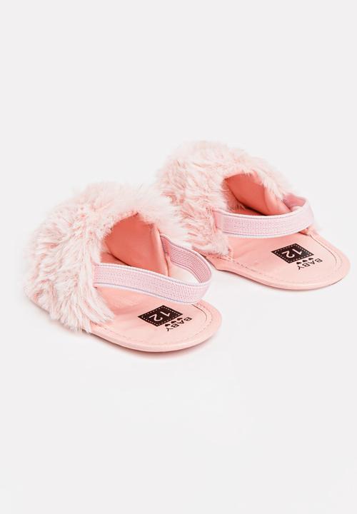 Pop Candy - Fluffy Sandal Mid Pink