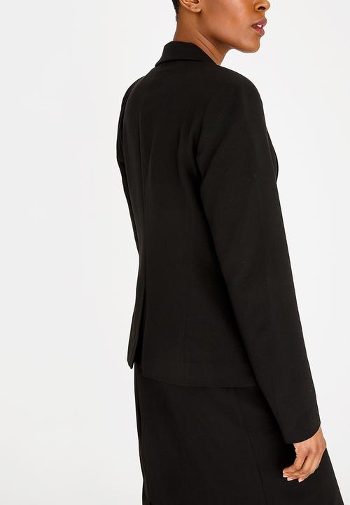 edit - Regular fit blazer - black 