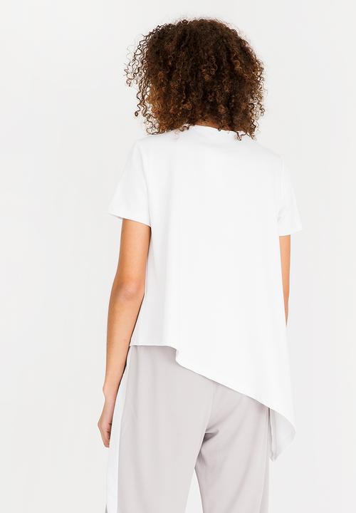 c(inch) - Asymmetrical T-Shirt Off White