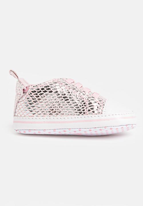 Pop Candy - Lace Up Sneaker Mid Pink