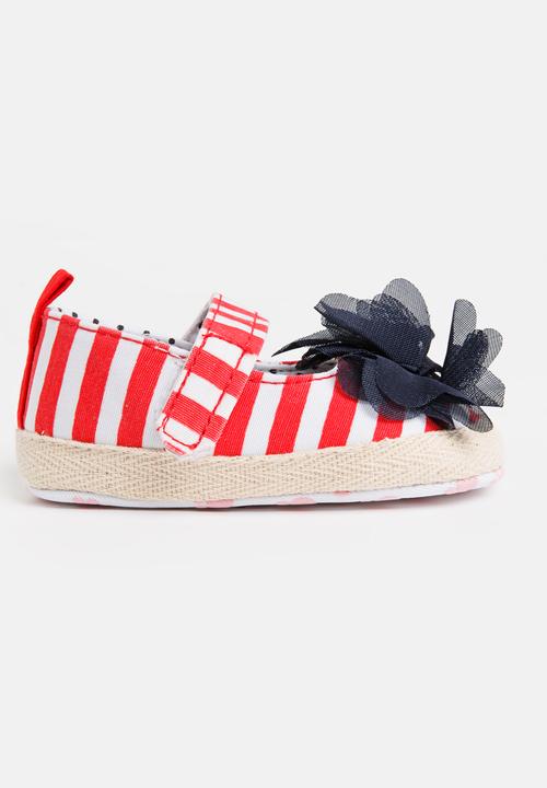 Pop Candy - Printed Pump Red