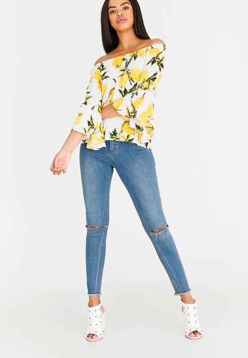 Revenge - Off Shoulder Top Multi-colour