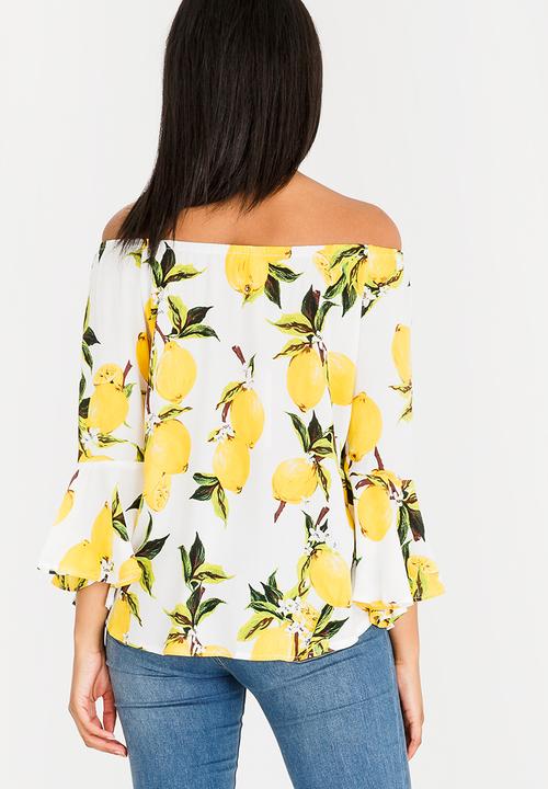 Revenge - Off Shoulder Top Multi-colour