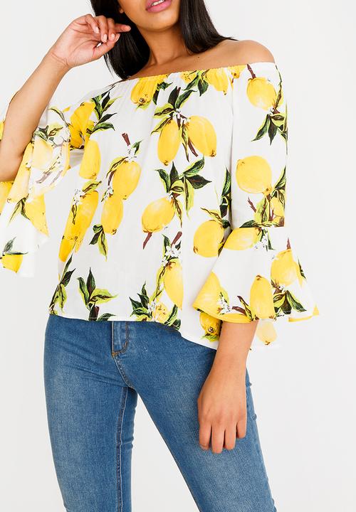 Revenge - Off Shoulder Top Multi-colour
