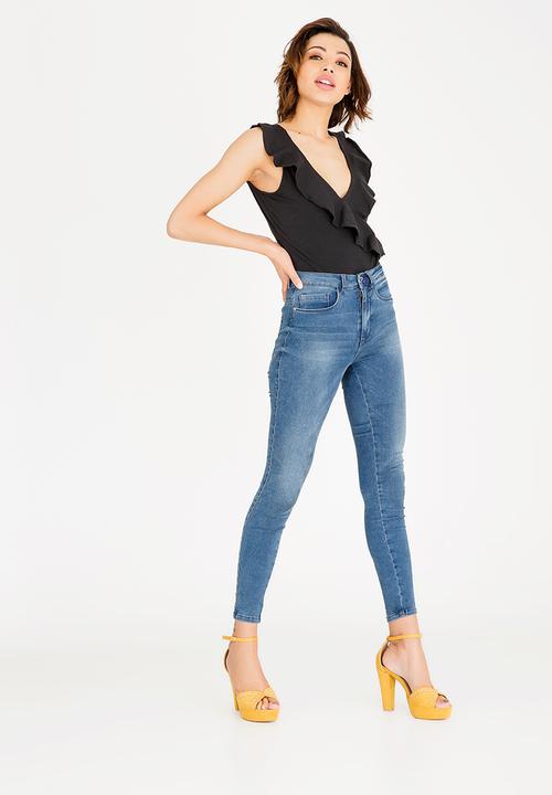 Vero Moda - Lally Sleeveless Bodysuit Black